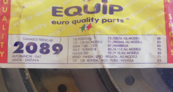 EQUIP Szczęki hamulcowe FIAT 126
