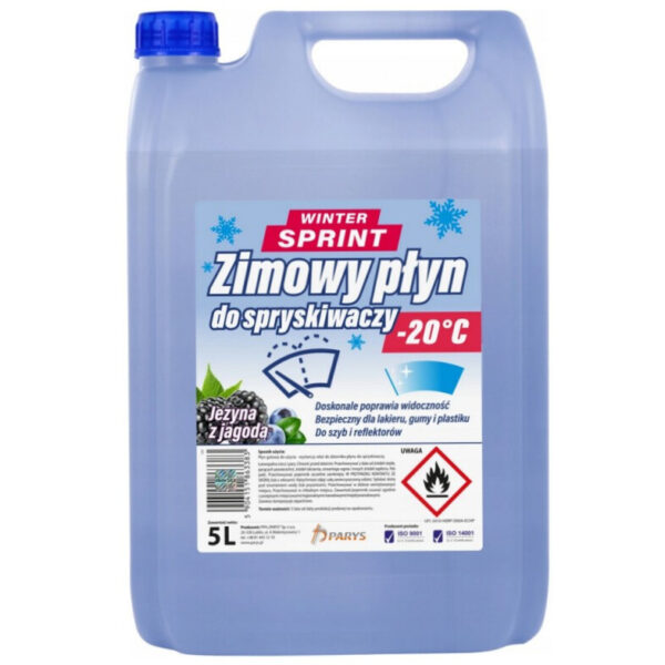 PARYS Płyn Zimowy Do Spryskiwaczy Winter Sprint 5L   - 20 C