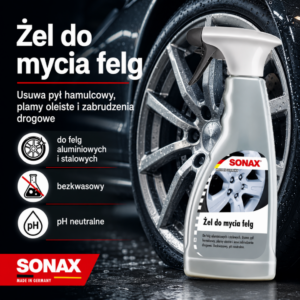 SONAX Żel do mycia felg 500 ml.- 429200 - Sonax Sonax Żel do mycia felg