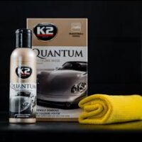 13b7d922e9a6571fd675a04553617841.jpg K2 Quantum Syntetyczny wosk do długotrwałej ochrony 140g + mikrofibra- G010