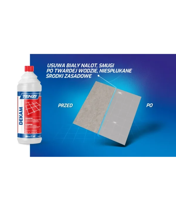 TENZI DEKAM 1L - Płyn do mycia podłóg na bazie kwasu cytrynowego i octowego.