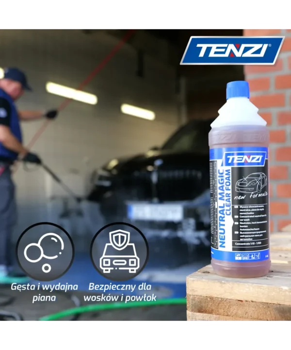 721a6e24b4583e1f96d0ccb25b06d23a.webp TENZI NEUTRAL MAGIC FOAM CLEAR 5L - Neutralna piana do mycia samochodów