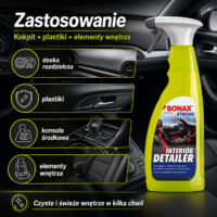 96789bd55a10fc89ff4b801c0492e2c6.png SONAX Xtreme Interior Detailer 750 ml - pielęgnacja wnętrza samochodu