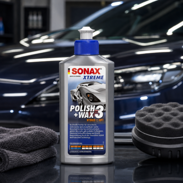c4461321c2e49ad897e70da8c3fce721.png SONAX XTREME Polish&Wax 3 Hybrid NPT 250 ml - 202100 -politura z woskiem