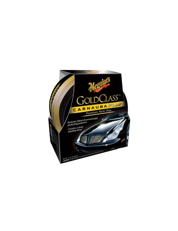 d872309436d9baf9519cb1c6bd467508.webp MEGUIAR'S Gold Class Carnauba Plus Premium Paste Wax 311g - Wosk samochodowy w paście