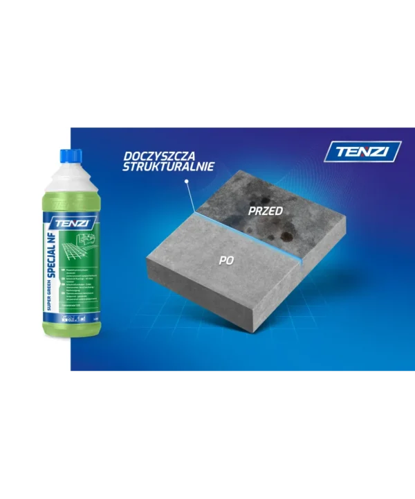TENZI SUPER GREEN SPECJAL NF - Płyn do mycia posadzek warsztatowych - 5L