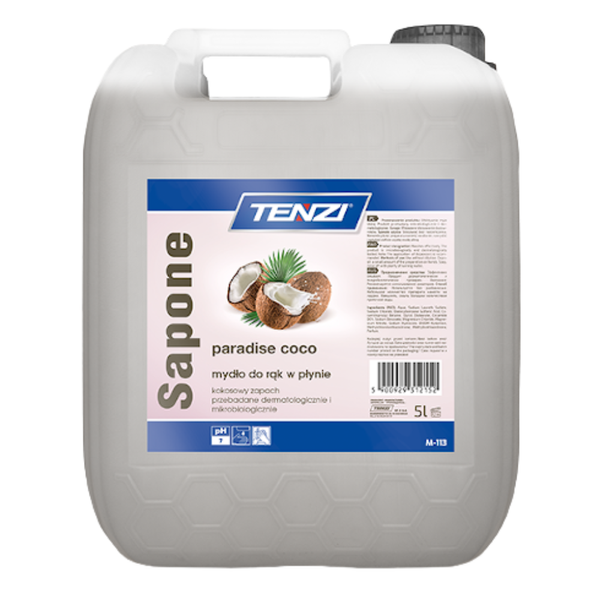 pol_pl_TENZI-SAPONE-PARADISE-COCO-biale-Mydlo-w-plynie-o-zapachu-kokosowym-5L-6361_2.png TENZI SAPONE PARADISE COCO (białe) - Mydło w płynie o zapachu kokosowym - 5L
