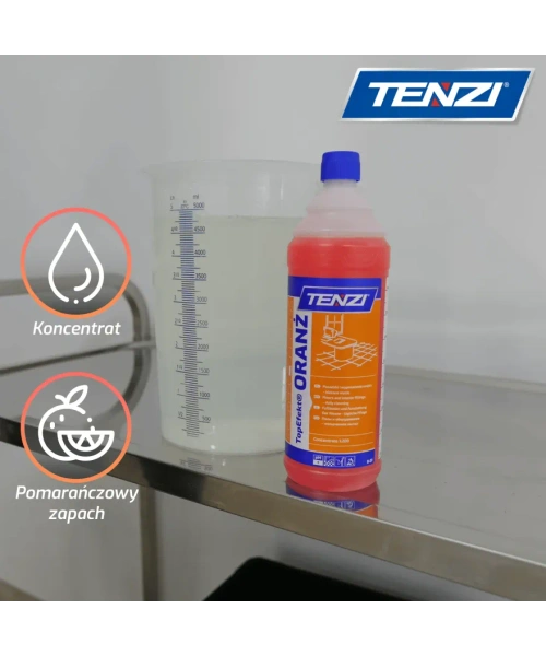 TENZI TopEfekt ORANŻ 1L - koncentrat do mycia posadzek z alkoholem